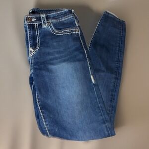 True Religion Halle Mid Rise Super Skinny Jeans - Women's Size 29